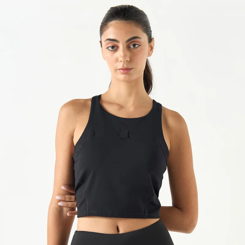 ADOT by Splash Cropped Tank Top with Racerback