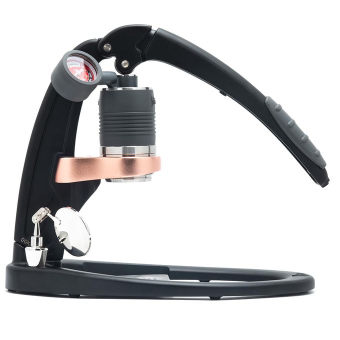 Flair Updated Pro 3 (Black) All Manual Lever Espresso Maker With A Stainless Steel Brew Head, Pressure Gauge, And A Shot Mirror - Image 4