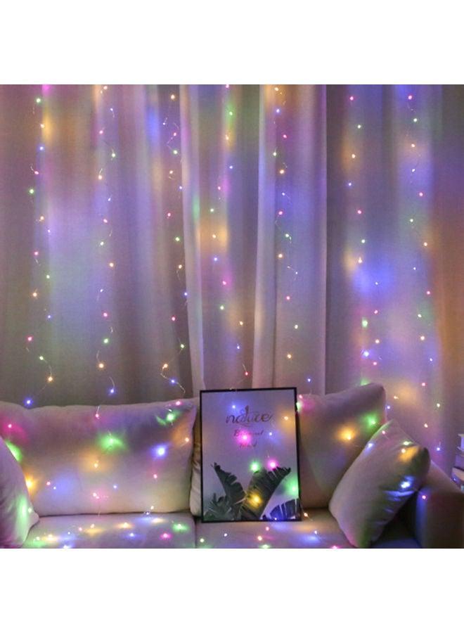 Generic 300Led USB Remote Control Copper Wire Lamp Maid's Heart Room Curtain Decoration Low Voltage Light String Multicolour multicolour 14*2*9cm  - Image 3