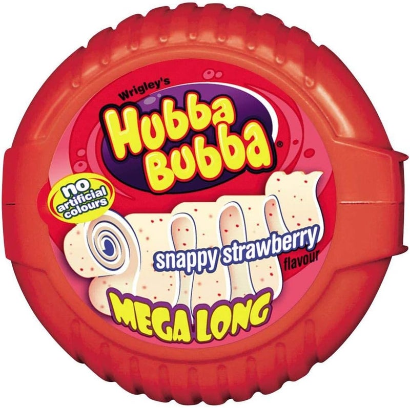 Mars Hubba Bubba Strawberry Mega Long Bubble Gum - Image 4