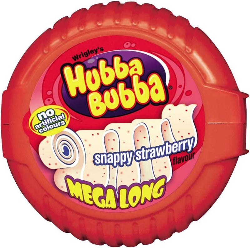 Mars Hubba Bubba Strawberry Mega Long Bubble Gum - Image 2