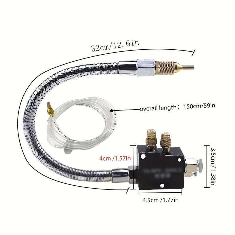 CNC Mist Coolant Spray System with Check Valve and Steel Pipes Modern Design - Image 2