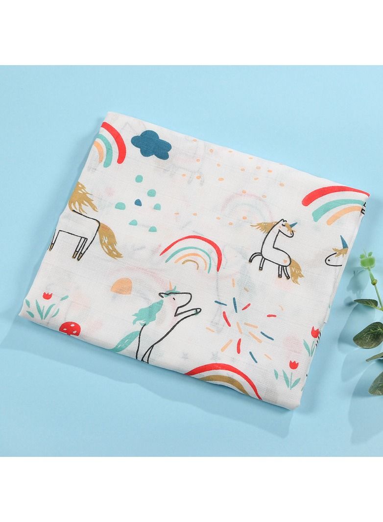 Pure Cotton Cartoon Printed Bath Towels