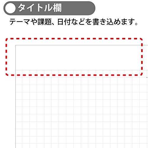 KOKUYO Composition Notepad, 1 Pack Campus A5 Comp Graph Notebook with 5mm Grid, 40 Sheets, 5 x 5 School Square Notebook in Black, Journal Note Pad for Women Work Study Note Taking. (RE-M747S5-D) - Image 2