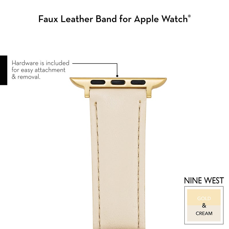 Nine West Fashion Strap Band for Apple Watch Secure, Adjustable, Apple Watch Band Replacement, Fits Most Wrists - Image 5