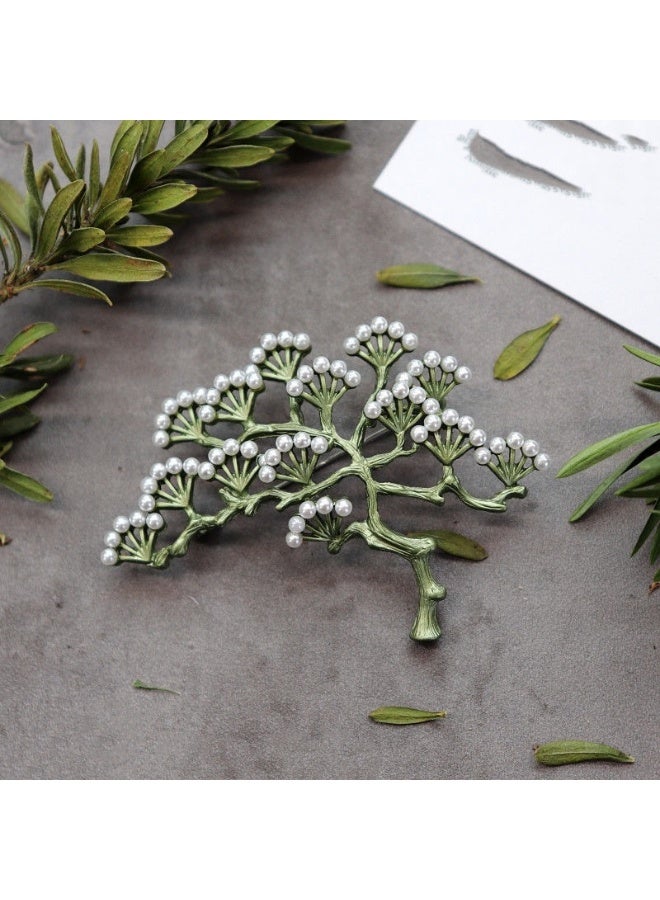 KUYING Handmade Vintage Forest Plant Brooch