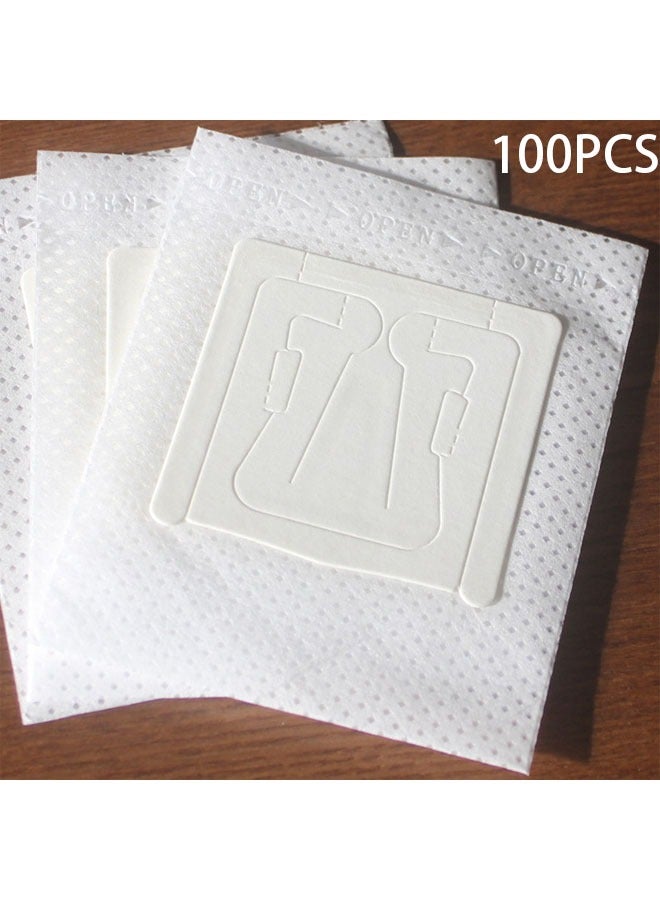 100Pcs Disposable Tea Filter Bag White  - Image 3
