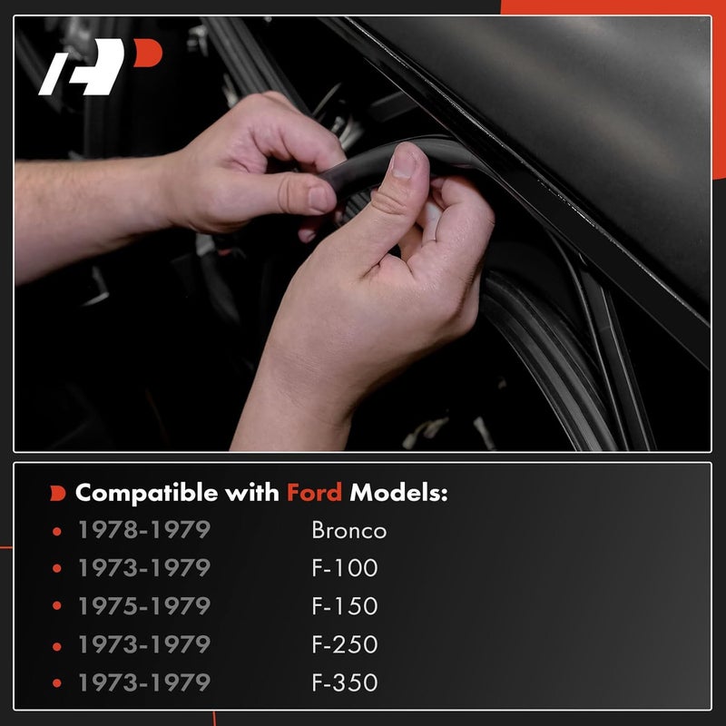 A-Premium 8PCS Weatherstrip Kit for Ford Models - Image 2