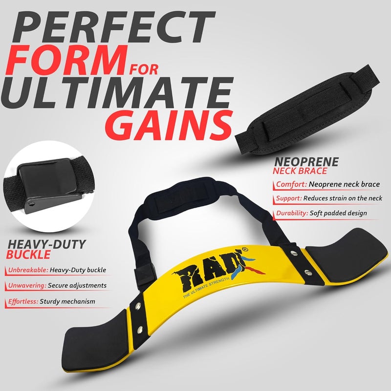 RAD Arm Blaster for Biceps & Triceps - Build Powerful Arms with Bicep Blaster Curl Support Isolator - Bicep Curl Machine - Image 2