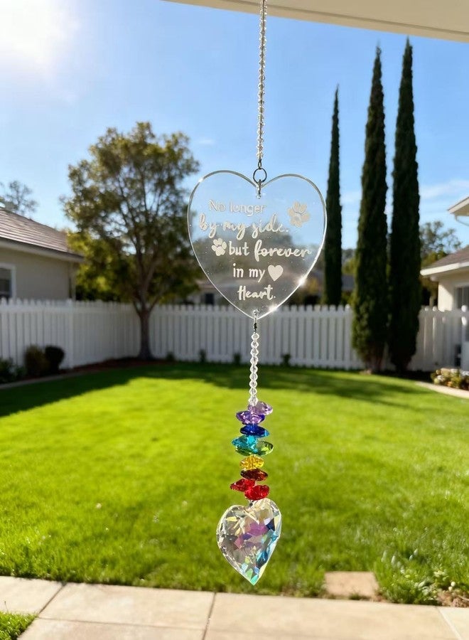 Andthen Dog Memorial Gifts for Loss of Dog, Dog Memorial Crystal Suncatcher with Rainbow Bridge Card - Image 2