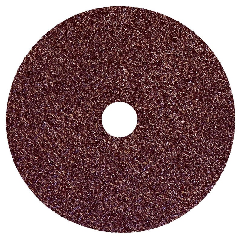 WEILER 59491 Wolverine Aluminum Oxide Resin Fiber Sanding & Grinding Disc, 4" Diameter, 24 Grit, 5/8" Arbor Hole (Pack of 25) - Image 1