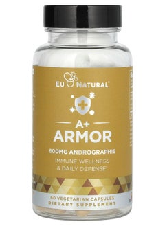 Eu Natural A + Armor 800 mg 60 Vegetarian Capsules (400 mg per Capsule) 