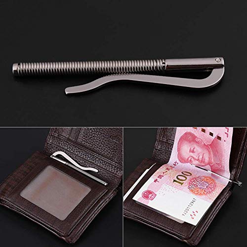 Hztyyier Wallet Spring Clip Insert Bar Replacement 5pcs Non Deformation Money Spring Clip Tool for Bifold Wallet Purse Credit Card Holder - Image 4