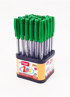 Flair Zing Ball Pen Green Ink, Set of 30 Pcs  - Image 2