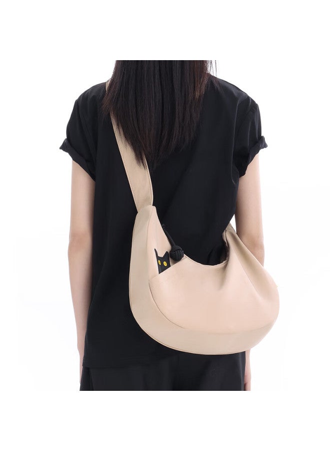 Noxxon 618 Annual Sale Women's Single Shoulder Bag New Tote Bag Crossbody Bag Travel Bag Light Khaki Medium Size - Image 2