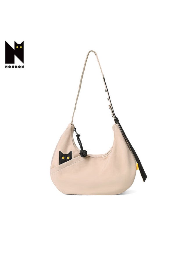 Noxxon 618 Annual Sale Women's Single Shoulder Bag New Tote Bag Crossbody Bag Travel Bag Light Khaki Medium Size - Image 4