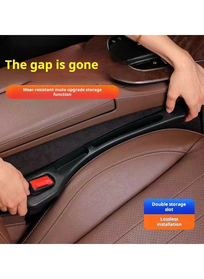 SARAQITA Car Seat Gap Filler 2 Pack - Universal Fit PU Leather Car Seat Gap Plug to Fill The Gap Between Seat and Console  - Image 2