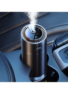 Ceeniu Car Air Freshener, Odor Eliminator, Smart Nano Mist Fragrance, Auto ON/OFF, 120 Days Lifespan, Cologne Scent, Strong/Light Mode, Natural and Safe, Easy to Use, Black Matte Aluminum Alloy