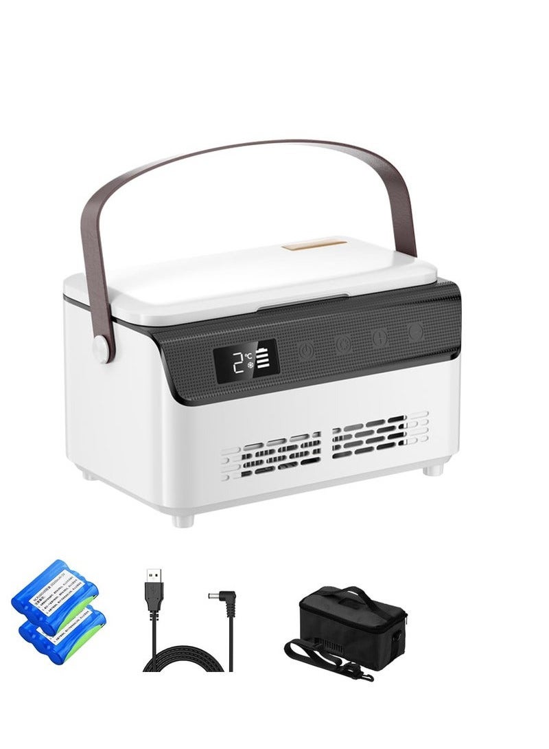 XiuWoo Insulin Cooler Travel Case Box, Portable medicine cooler box with LCD touch screen temperature display for home,travel,keep cooling at any time  - Image 1