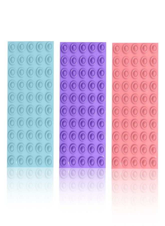 YAFIYGI 150Pcs Bump Dots for Visually Impaired Tactile Silicone Dots for Blind Elderly Vision Impairment Aids Adhesive Low Vision Products Capsules Braille Stickers Bump Dots (Pink, Blue, Purple) - Image 1