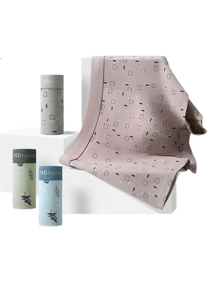 Hodo Cloud Sensation Cotton Men'S Antibacterial High Elastic Printed Men'S Underwear Set One 185/90A - Image 3