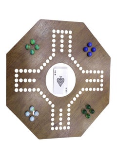 Jackaroo Jackaroo Tablet Game - Wooden  Board - Uplifting, Competitive and Fun Game for 2-4 Players Plugger Playing Cards for All Games  - Image 1