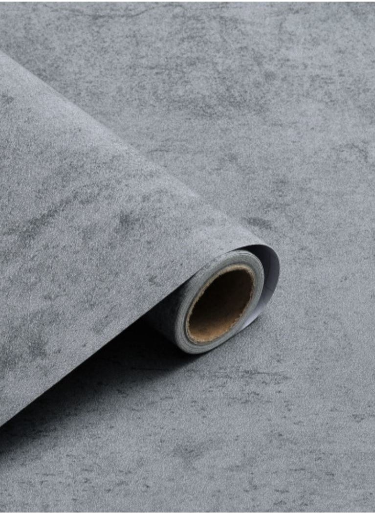 Generic - Grey Concrete Contact Paper, Peel and Stick Self-Adhesive Wallpaper for Floors Walls Countertops Kitchen Table Industrial Bathroom Textured Thick, Decorative Vinyl Waterproof, 300 x 40cm - Image 1