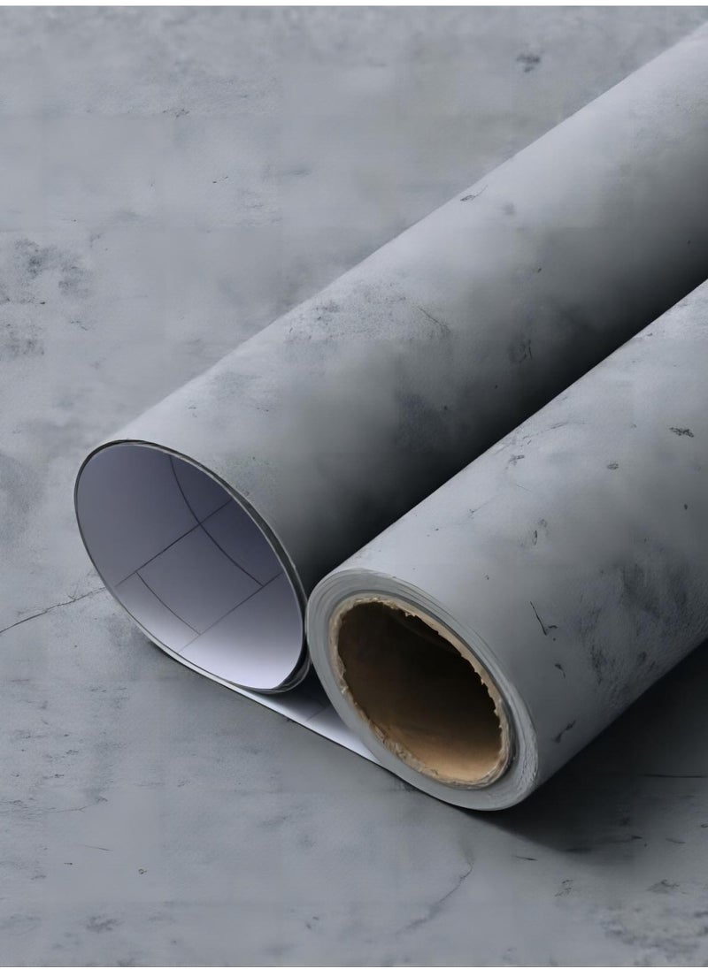 Generic - Grey Concrete Contact Paper, Peel and Stick Self-Adhesive Wallpaper for Floors Walls Countertops Kitchen Table Industrial Bathroom Textured Thick, Decorative Vinyl Waterproof, 300 x 40cm - Image 1