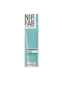 NIP+FAB Nip + Fab Hyaluronic Acid Fix Extreme 4 Cleansing Cream Gentle Cleanser Face Wash Antiaging And Hydrating For Dry/Sensitive Skin Multicolor 150Ml  - Image 3