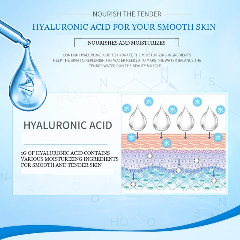 BIOAQUA Hyaluronic Acid Face Cleanser Moisturizing and Smoothing Essence Restoring Oil Balance 100ml - Image 2