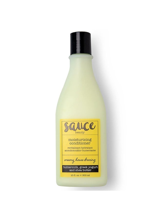 Sauce Beauty SAUCE BEAUTY Conditioner, Moisturizing Creamy House Dressing Hair Conditioner (10 Fl Oz) Curly Hair Frizz Control & Detangler with Shea Butter, Buttermilk & Greek Yogurt, Fine to Medium Hair - Image 1