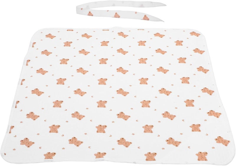 Organic Cotton Newborn Wrap Soft Breathable Receiving Blanket for Nursery and Sleep - Image 1