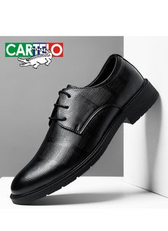CARTELO Men's Leather Shoes, Business Casual Shoes  - Image 3