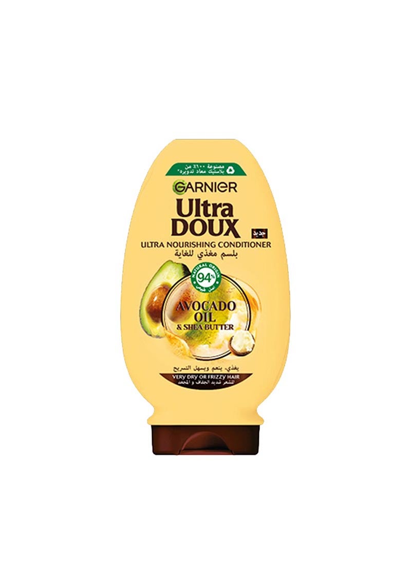 garnier Ultra Doux Ultra Nourishing Conditioner Avocado Oil and Shea Butter, 360 ml - Image 1