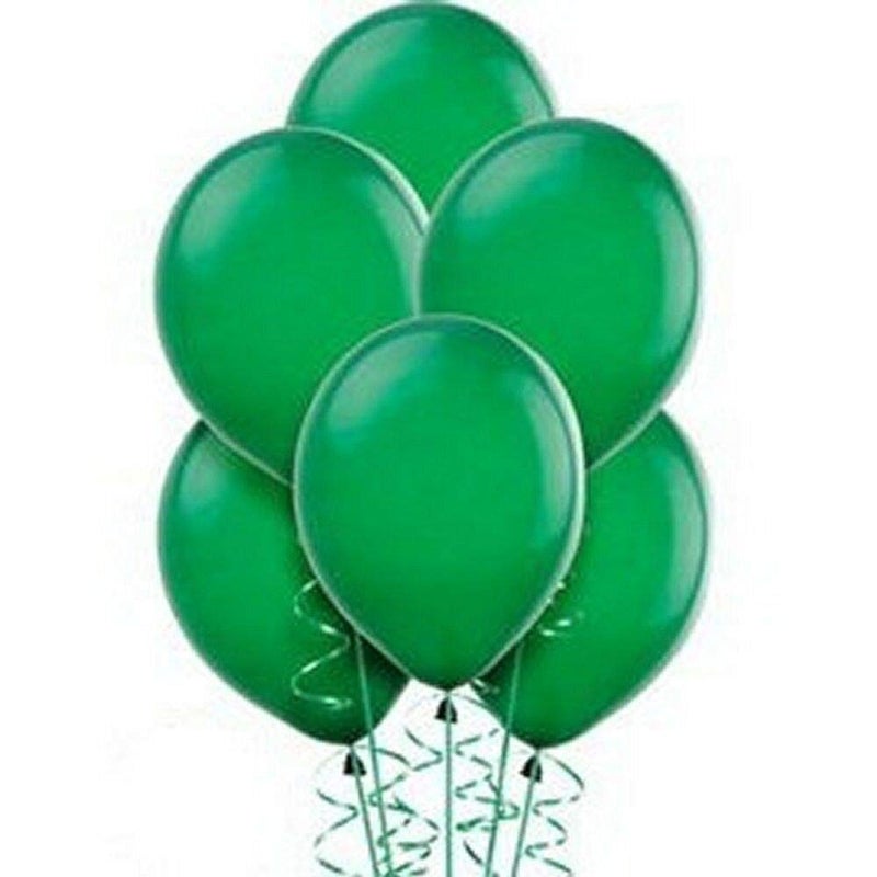 Balloonistics Latex Balloons for Party Decorations - Pack of 25 (Dark Green) - Image 4