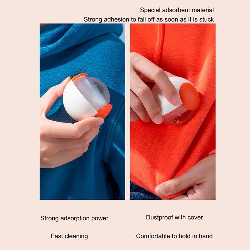 Ketsicart Washable Reusable Gel Lint Roller, Sticky Pet Hair Remover Ball Potable Travel Dustproof Cat Dog Fur Lint Remover Cleaner for Clothes, Furniture, Carpet, Bed, Couch, Sofa - Image 2
