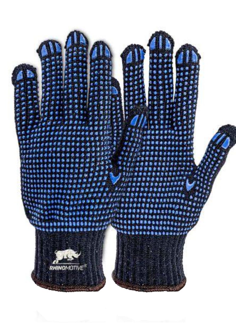 RHINOMOTIVE RHINOMOTIVE - Heavy duty double-sided rubber dots Safety Gloves Sze 9  - Image 2