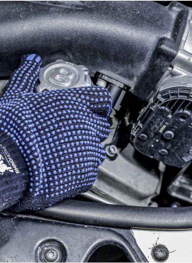 RHINOMOTIVE RHINOMOTIVE - Heavy duty double-sided rubber dots Safety Gloves Sze 9  - Image 5
