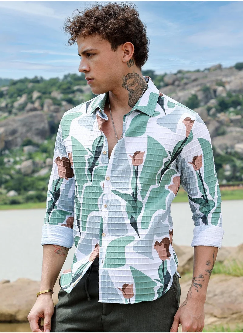 كامبوس سوترا Abstract Tulip Shirt