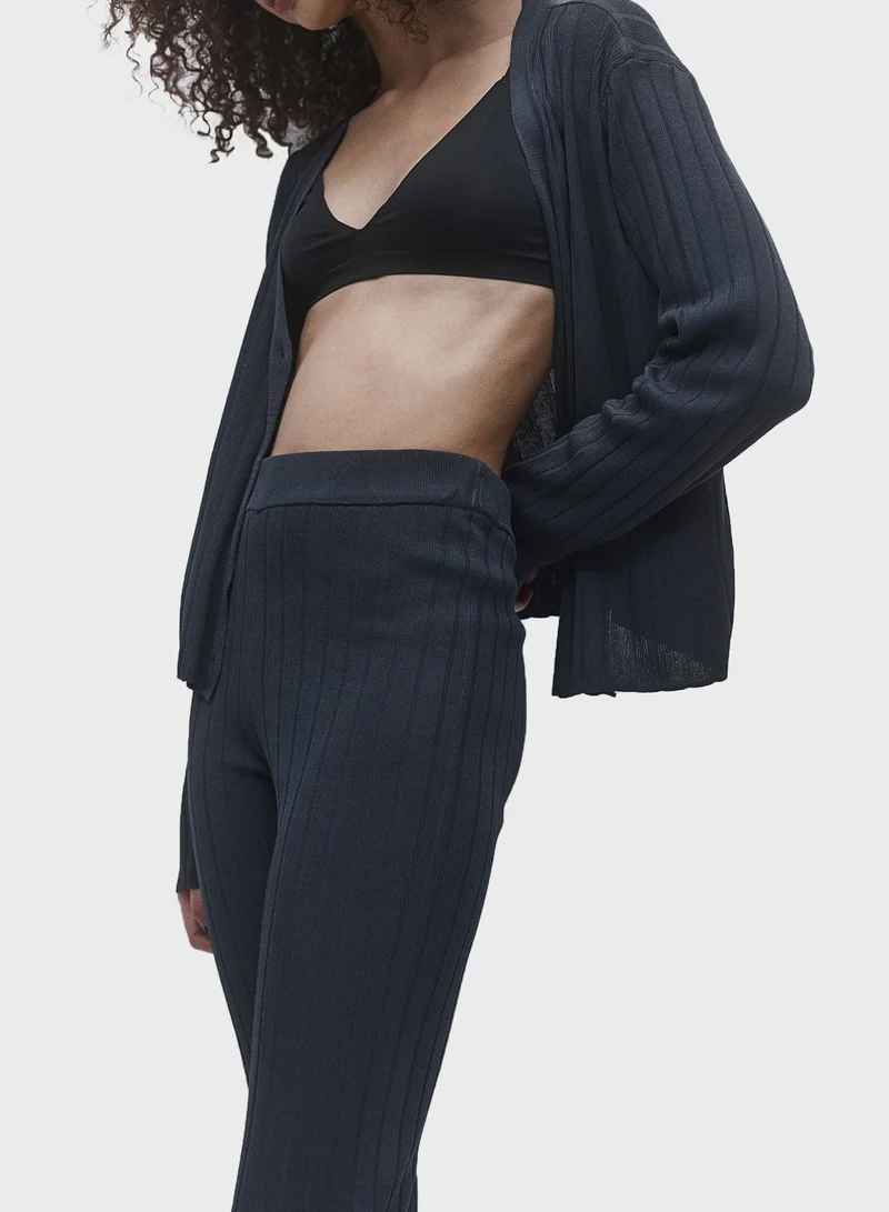 اتش اند ام Rib-Knit Trousers