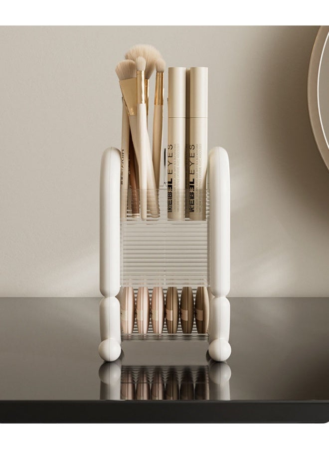 Makeup Brush Holder, Makeup Organizer, Makeup Brush Holder, Makeup Holder, Ideal for Eyebrow Pencils, Sponges, Brushes and Lipsticks - Image 3