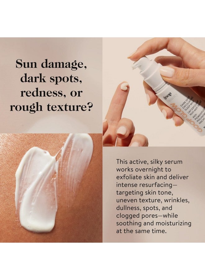 Goop Beauty Sleep Milk Serum Face Exfoliator & Moisturizer To Smooth Uneven Texture Wrinkles & Pores Glycolic Acid & Hyaluronic Serum Dark Spot Corrector Paraben & Silicone Free 1 Fl Oz - Image 5