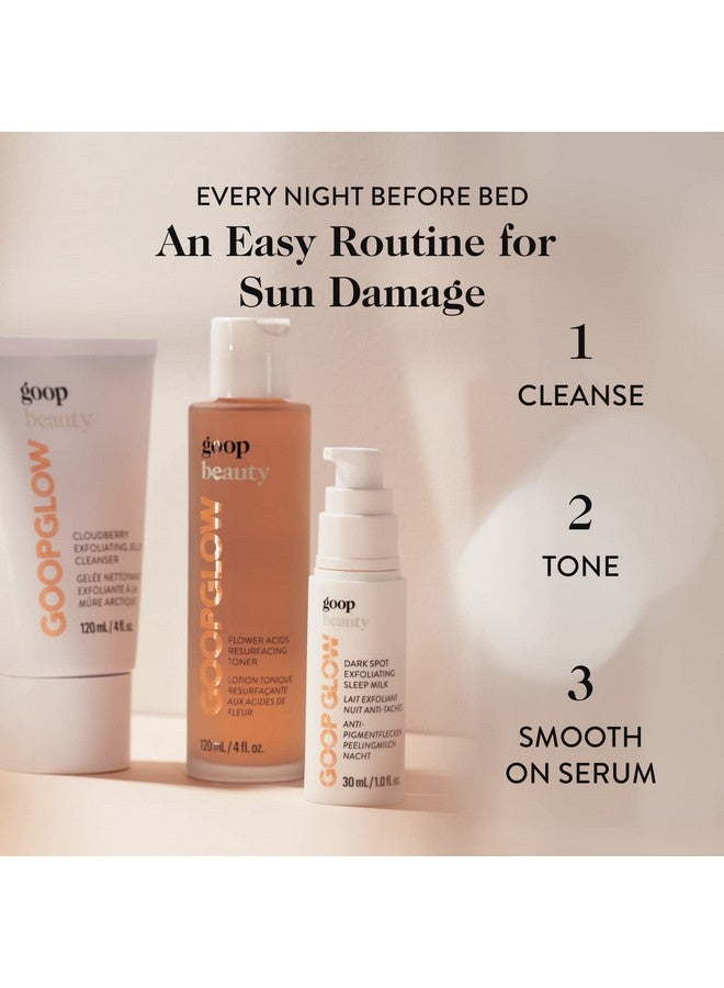 Goop Beauty Sleep Milk Serum Face Exfoliator & Moisturizer To Smooth Uneven Texture Wrinkles & Pores Glycolic Acid & Hyaluronic Serum Dark Spot Corrector Paraben & Silicone Free 1 Fl Oz - Image 4