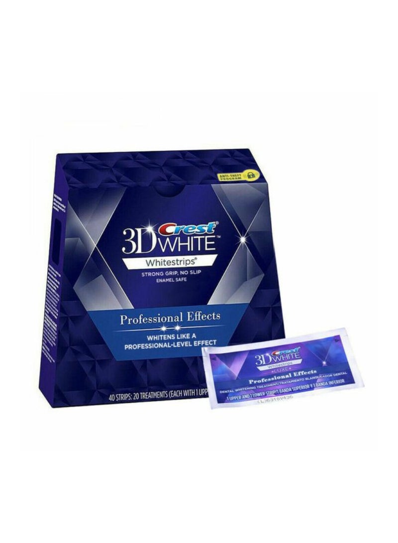 Crest 3D Whitestrips Dental Whitening Kit – 40 Strips, 20 Treatments