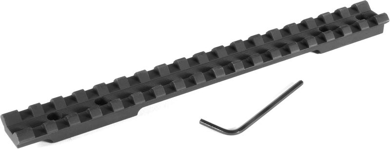 Savage Round Back Long Action Picatinny Rail Scope Mount – 0 MOA, CNC Machined 6061 T6 Aluminum, Matte Black, Made in USA, Includes Mounting Hardware