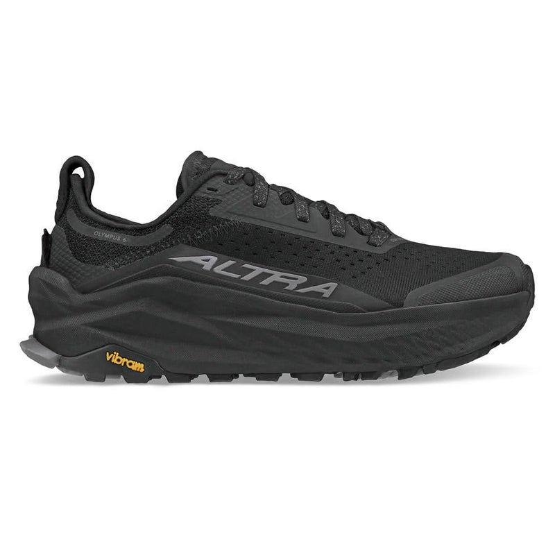 ALTRA Women's Olympus 6 Trail Running Shoe, Black/Black, 9 - Image 2