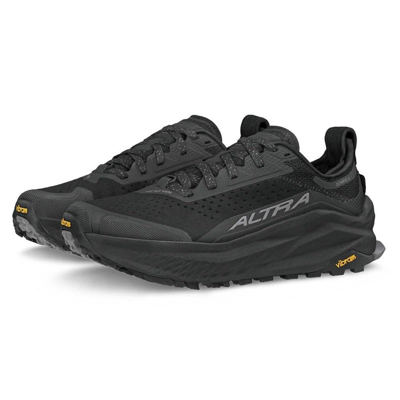 ALTRA Women's Olympus 6 Trail Running Shoe, Black/Black, 9 - Image 5