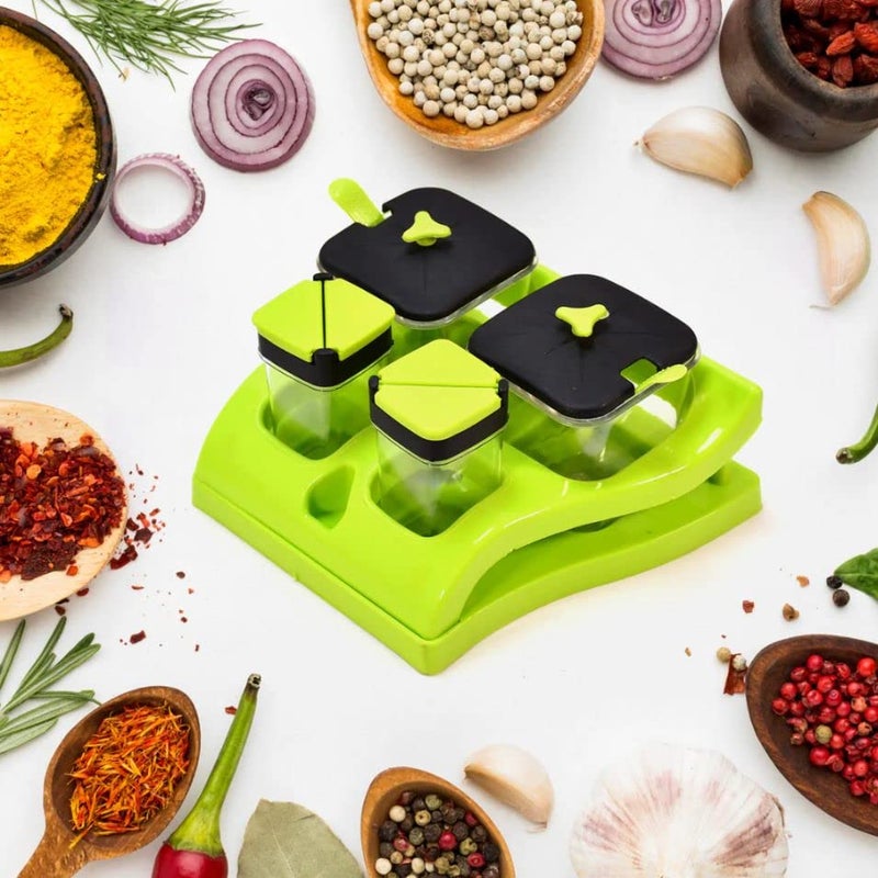 ATEVON Aachar Pickle Container/Masala Tray - Plastic, Dining Spice Stand - Image 2