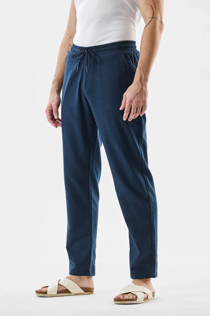 SNITCH بنطلون كتان بقصة مستقيمة