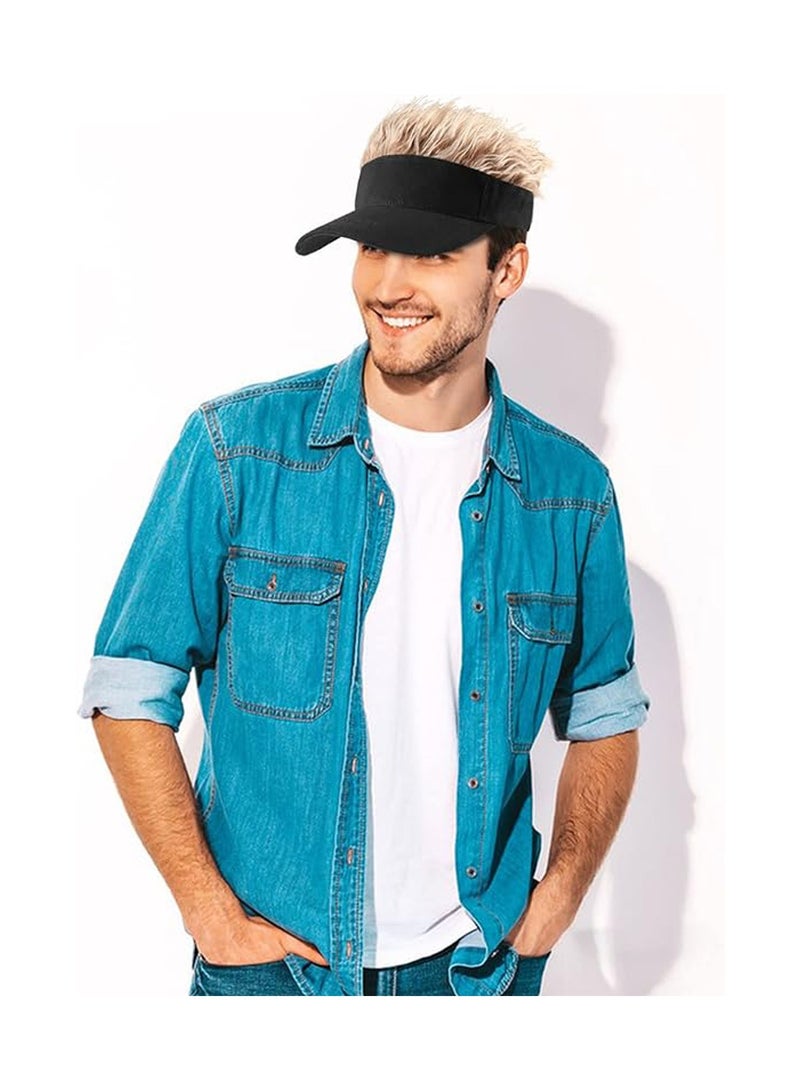 CMGTYYD 1 Piece Wig Baseball Cap, Adjustable Baseball Cap, Outdoor Cap for Men, Fun Sun Hat, Fashionable Wig Cap - Image 5